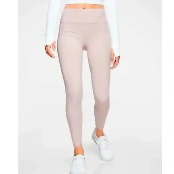 ATHLETA Run Free 7/8 Tight Hi Rise Soft Lilac Leggings Size Small - Picture 1 of 9